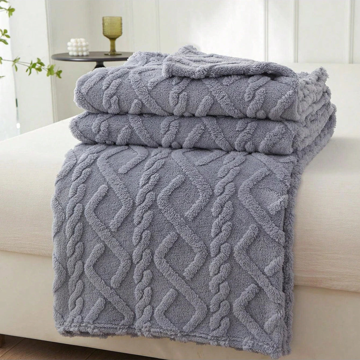 Lightweight Coral Fleece Blanket - Single-Layer Throw for Bed and Sofa - photo 7