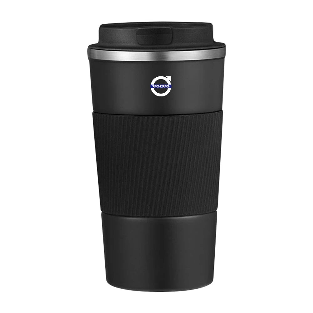Car Badge Portable Stainless Steel Thermos Mug Coffee Cup Accessories For Volvo RDESIGN V60 XC60 XC60 XC90 XC90 C30 S80 XC40 S80
