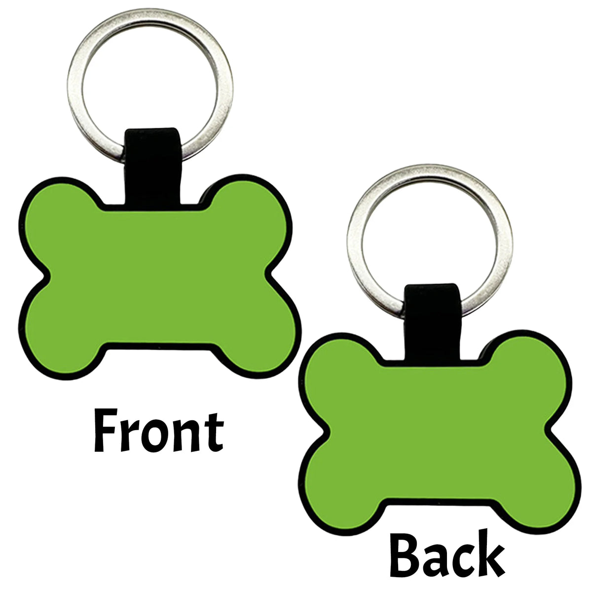 Silicone Bone Pet ID Tag - Double-Sided Engraved, Anti-Lost – photo 7