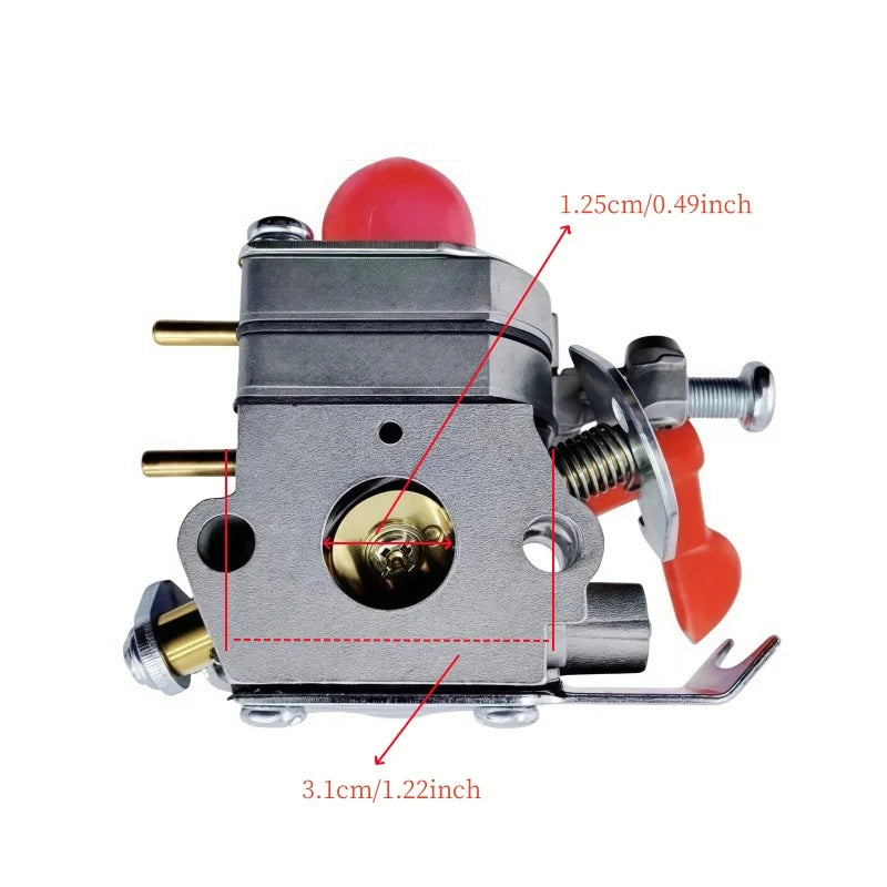 530071811 Carburetor for Poulan Pro 530071811 LE Featherlite PP025 PP125 P4500 PP258TP PP25E Trimmer Craftsman C1U-W19