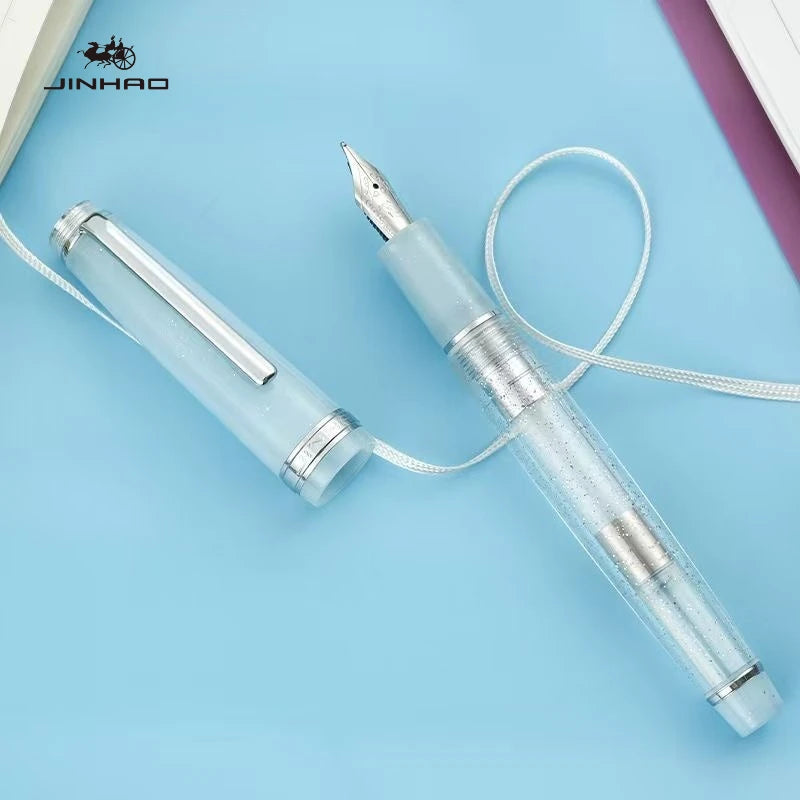 JINHAO 82 Limited Edition Colors Fountain Pen Macaron Color Gold Clip EF/F/M Calligraphy Pen Stationery Office School Supplies