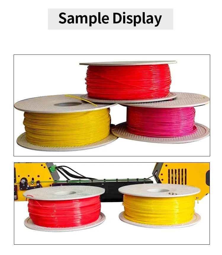 HT400 Desktop Bumblebee Extruder for 3D Printing Filament Automatic Wire Diameter Control Winding for PLA-CF PETG-CF PA Crusher