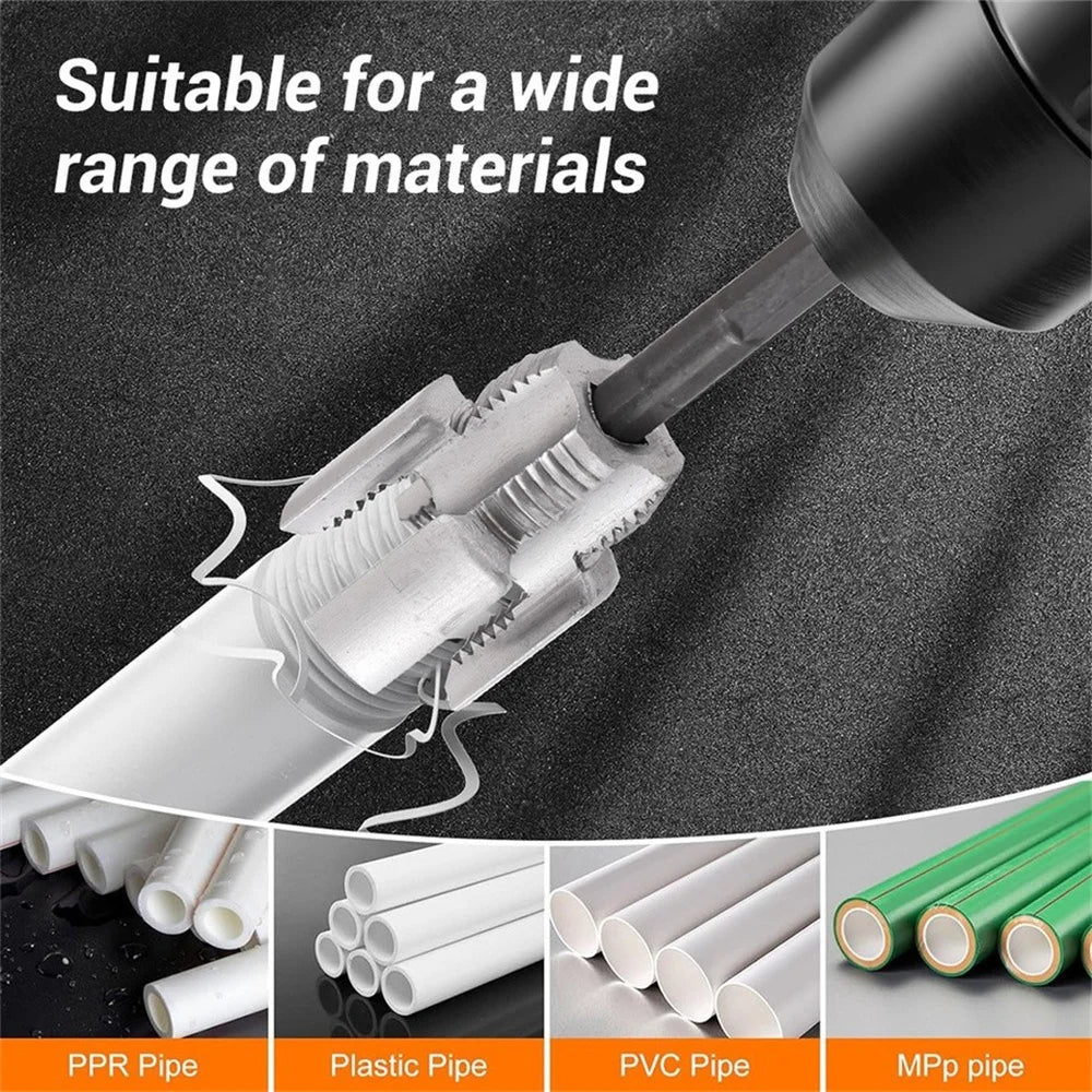 PPR Pipe Threading Tools 1/2" and 3/4" Internal and External Tap and Die Thread Cutter with Extension