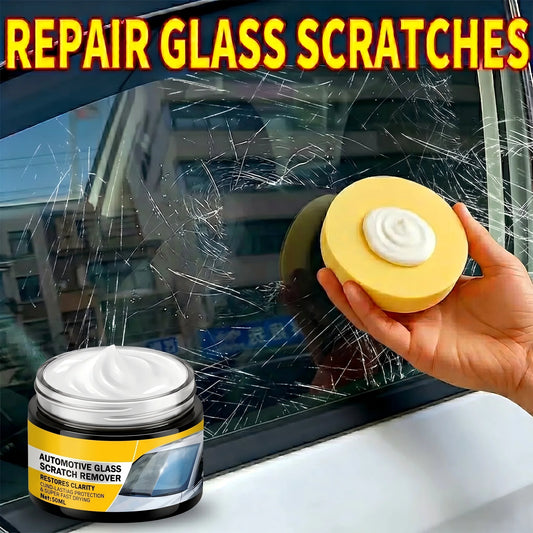 Car Glass Polishing Compound Windshield Scratch Repair Agent Mirror Brightening Restorer Multi-purpose Renovation Paste
