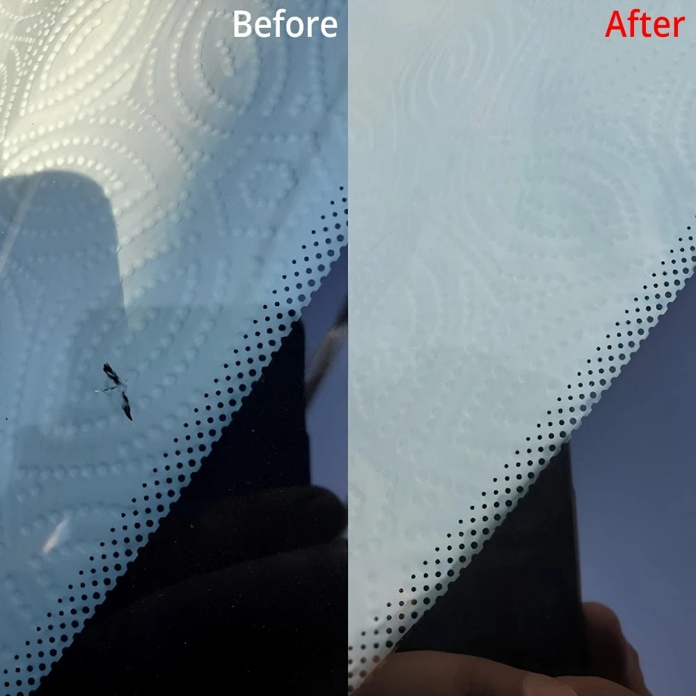 Car Windshield Repair Resin Kit Tools Windscreen Break Scratch Restoration Protective Stickers Glass Cleaner Care No Trace Wash