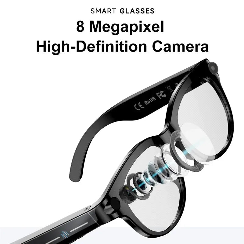 AI Smart Glasses — 8K Camera, Voice Assistant & Translation