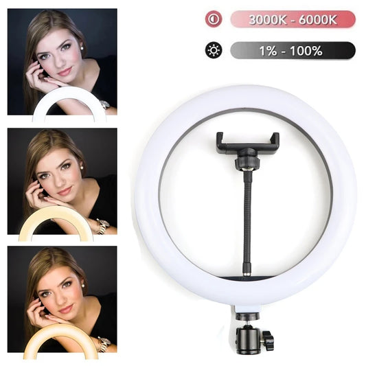 10 inches Damaged Ring Lamp Repair Replacement Parts Dimmable LED Selfie Ring Light USB Lamp Photography Ringlight for Tik tok