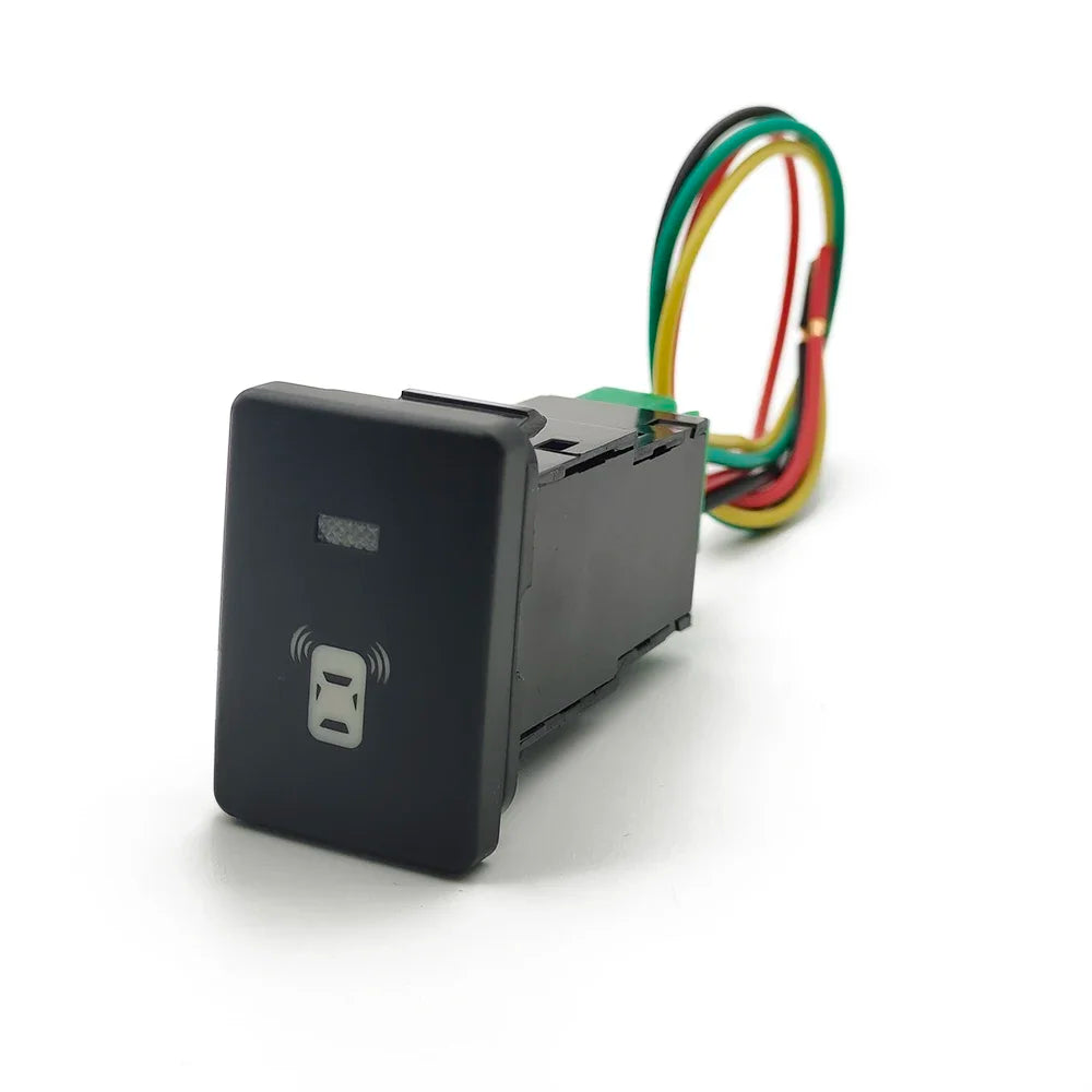 Car LED Light Power On Off Music Radar Parking Sensor Switch Button For Toyota Camry Prius Corolla Avensis t27 2010