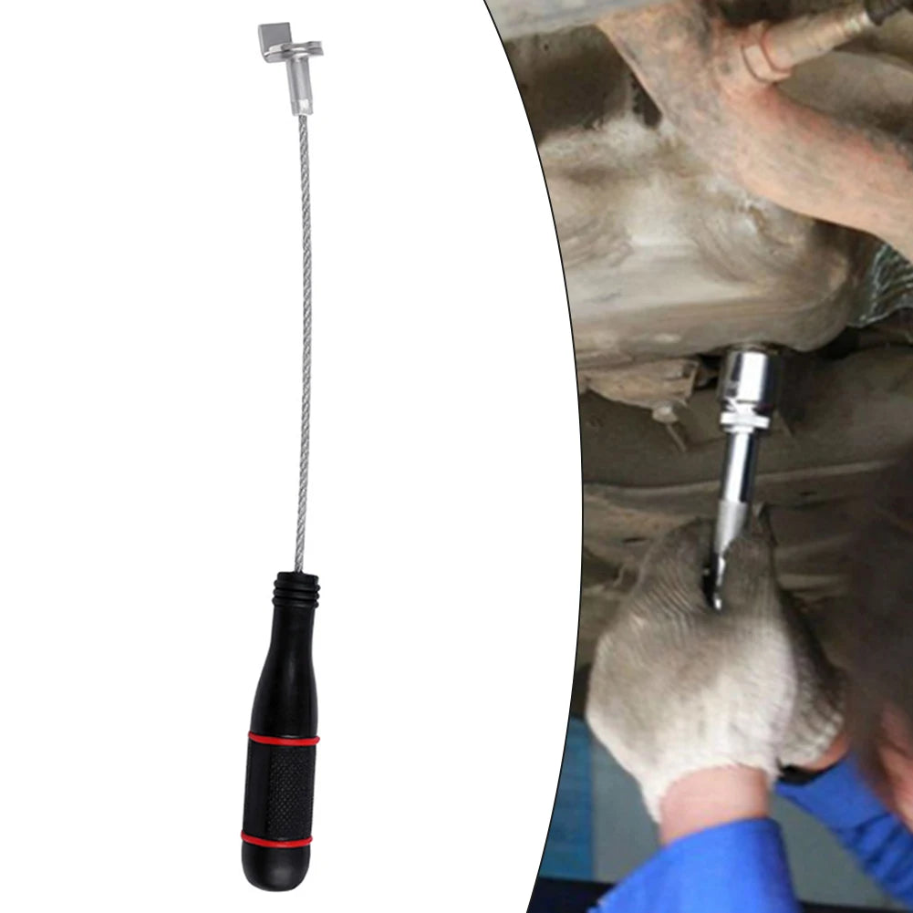 Oil Drain Screw Remover Magnetic Oil Pan Removal Tool Wrench Anti-Scalding Magnetic Oil Pan Removal Tool Car Repair Accessories