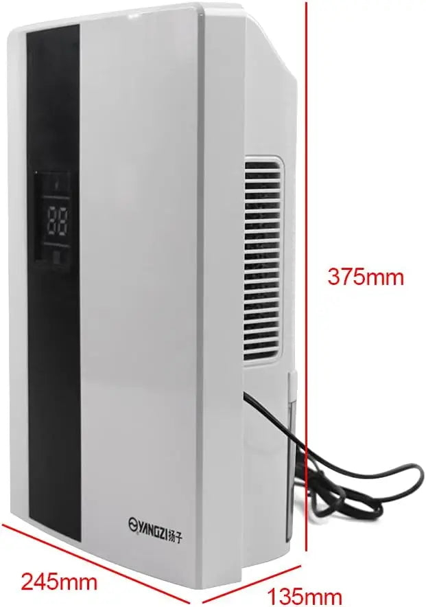 110V Home Dehumidifier 2200ml Air Moisture Absorber 90W with Remote Control Drain Hose 323sq.ft Fit for RV Bedroom