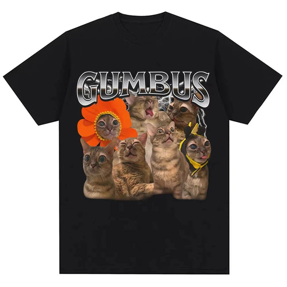 Fuuny Kittler Hilarious Cat Meme Printing T Shirts Women Cute Fashion Short Sleeve RoundNeck T-shirts Streetwear Clothing