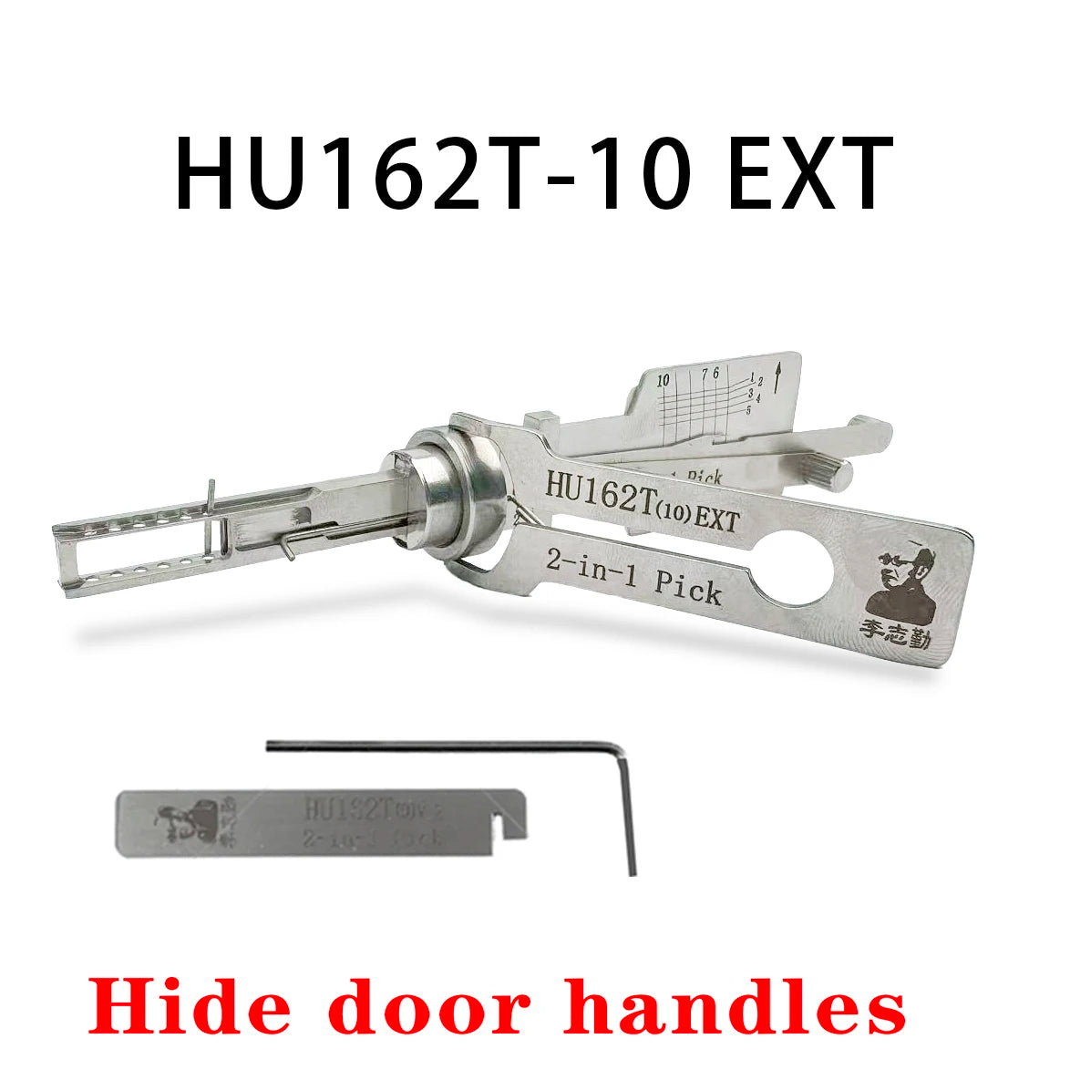 8PCS LISHI 2in1 Decoder For Volkswagen Audi Mercedes-Benz Skoda Porsche Ford Chevy Buick Hyundai Toyota BMW Locksmtihs tool