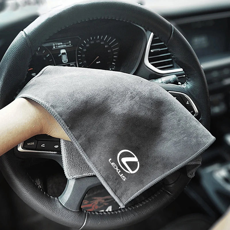Car Cleaning Brush Center Console Clean Tool Wash Microfiber Drying Towel For Lexus ES RX NX LS UX LM LX GX LC RZ IS CT GS RC HS