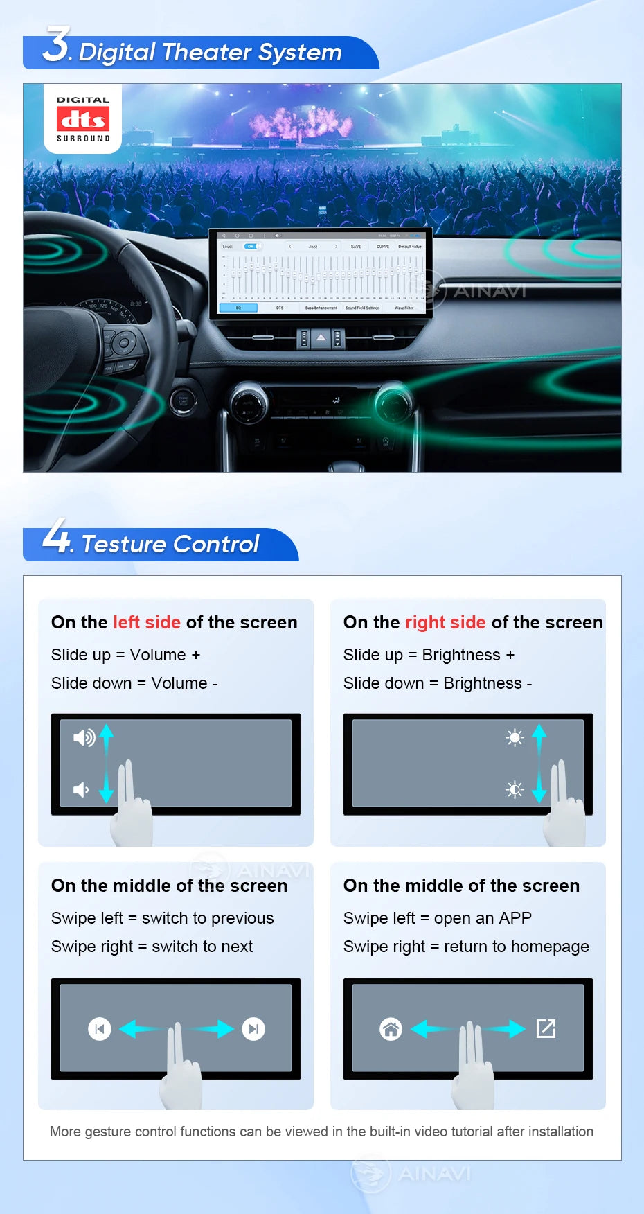 Ainavi 12.3 inch Car Radio For Toyota Corolla 2019 2020 2021 2022 2023 E210 Wireless Carplay Android Auto 4G Car Multimedia 2DIN