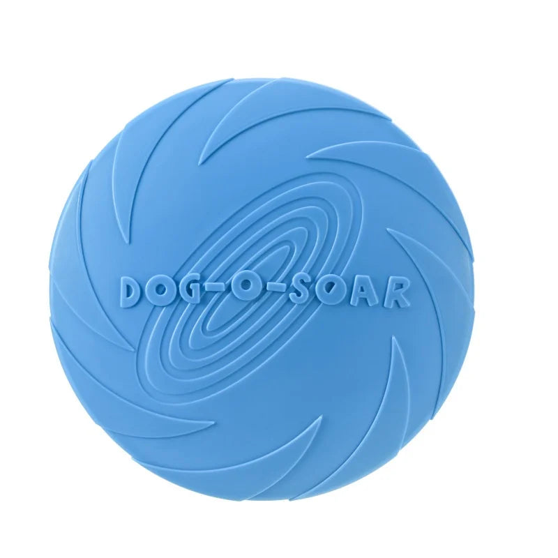 Soft Silicone Flying Disc Dog Toy for Fetch and Training