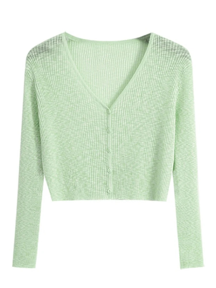 Women's Sun-Protection Cardigan — Lightweight Ice Silk
