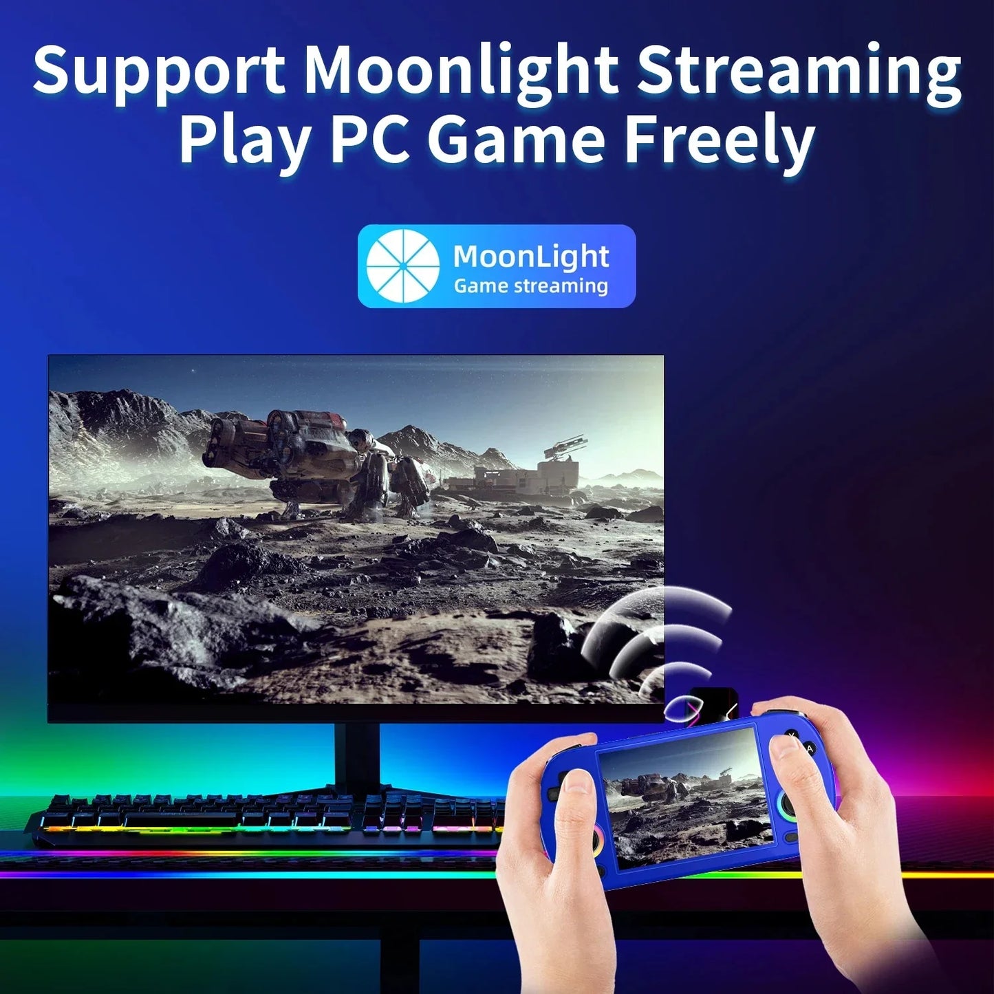 ANBERNIC RG40XX H Retro Handheld Game Console RG40XXH Video Player Smartpro 4.0inch IPS screen Linux 5G WIFI 256G 300+ PSP Games