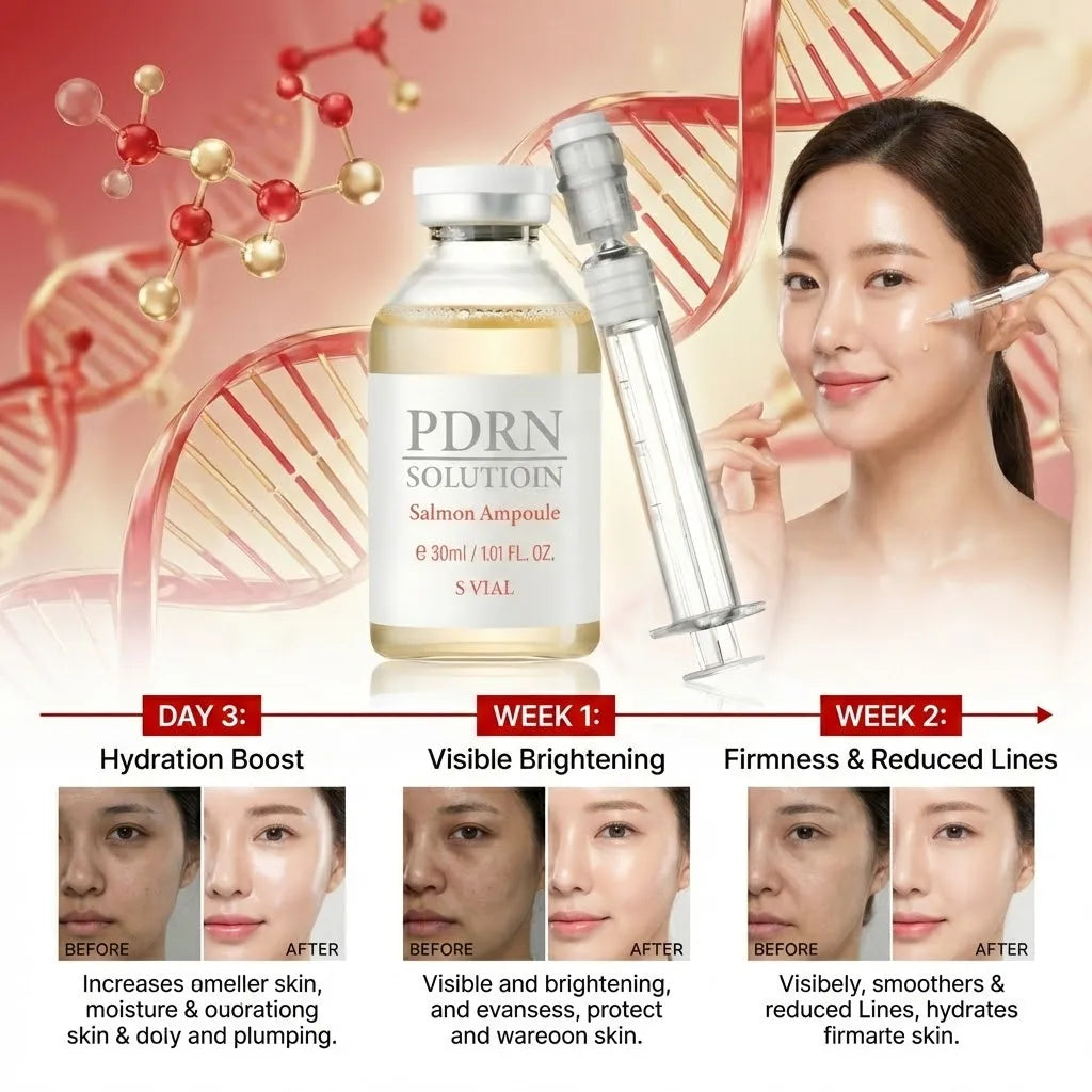 PDRN Salmon DNA Serum Ampoule — Brightening Firming Essence