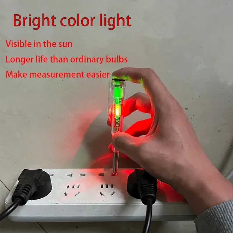 4PCS Non-Contact Voltage Tester Pen Intelligent Electric Screwdriver Power Detector Circuit Tester for Safe Electrical Testing