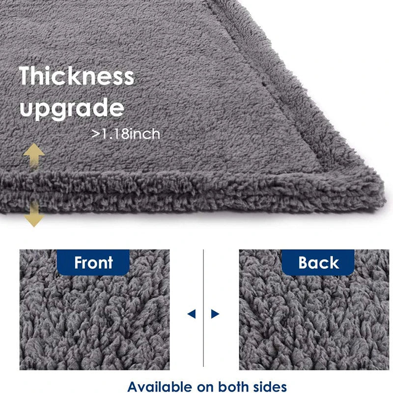 Velvet Pet Blanket - Soft Warm Mat for Dogs and Cats - photo 2