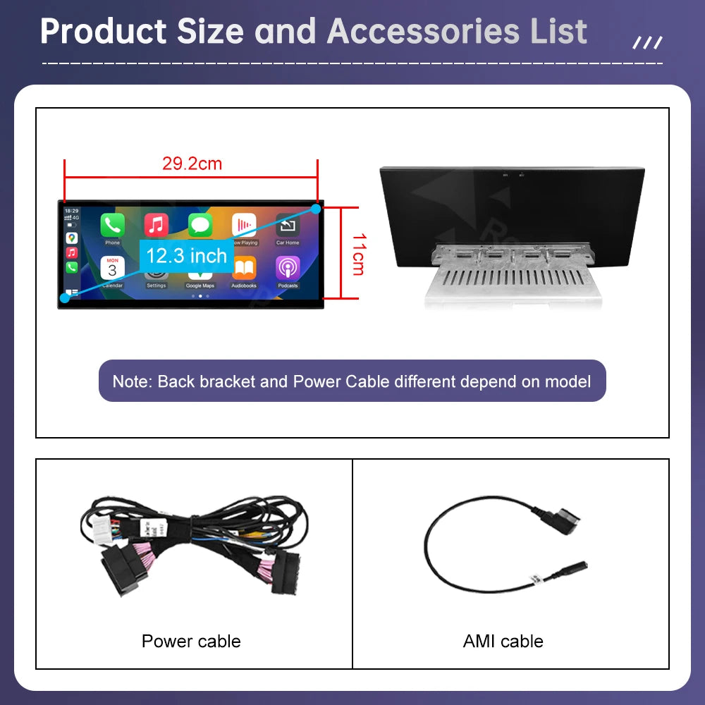 Road Top 12.3" Linux Screen For Audi A6 C6 A7 C7 2026-2026 with Wireless CarPlay Android Auto Airplay Car Radio Player