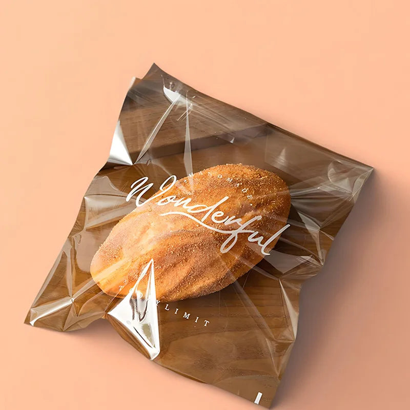 Bread Packaging Bags – Food-Grade Plastic, Self-Sealing, Non-Stick for Home & Bakeries