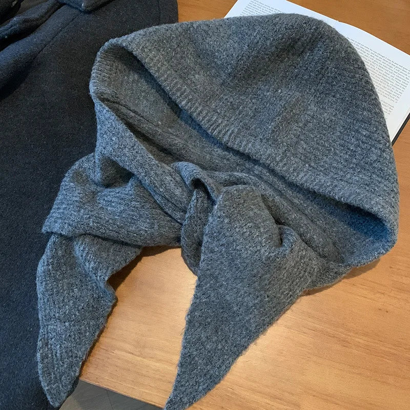 Women's Knit Balaclava Bonnet - Beanie & Scarf in One - photo 10