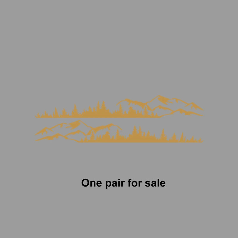 Carlow Hills and Forest Scene Outdoor adventure designs, outdoor adventure stickers nature themed decorations durable vinyl