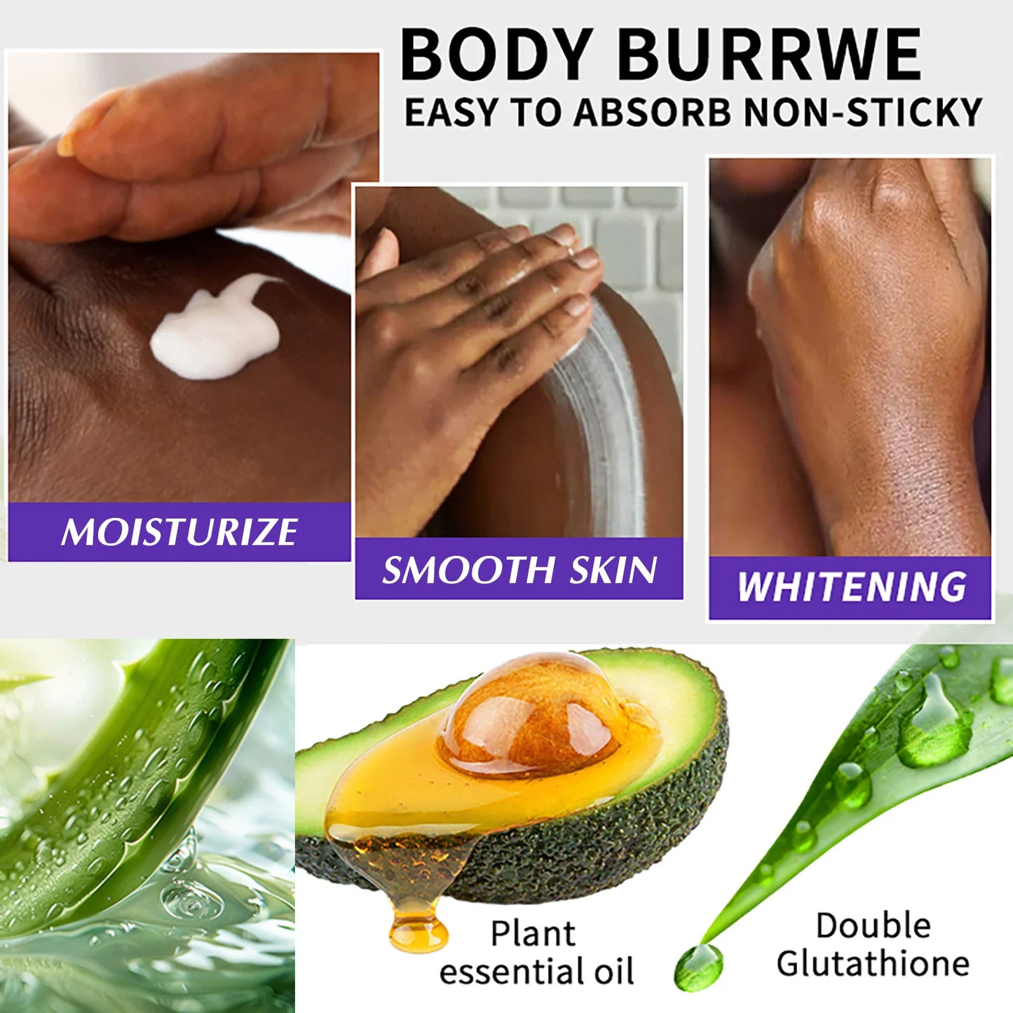 AILKE Skin Lightening Serum for Face and Body, with Double Glutathione, Day And Night Brightening Serum, Support Private Label