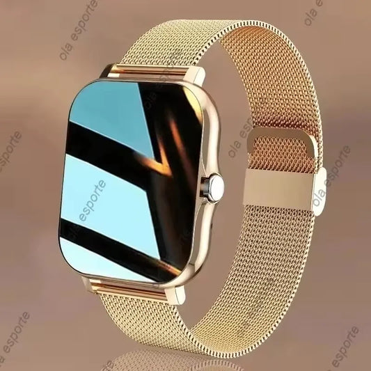 NEW 2026 Fashion SmartWatch Android Phone 2.01" Color Screen Full Touch Custom Dial Watch Women Bluetooth Call Smart Watch Men
