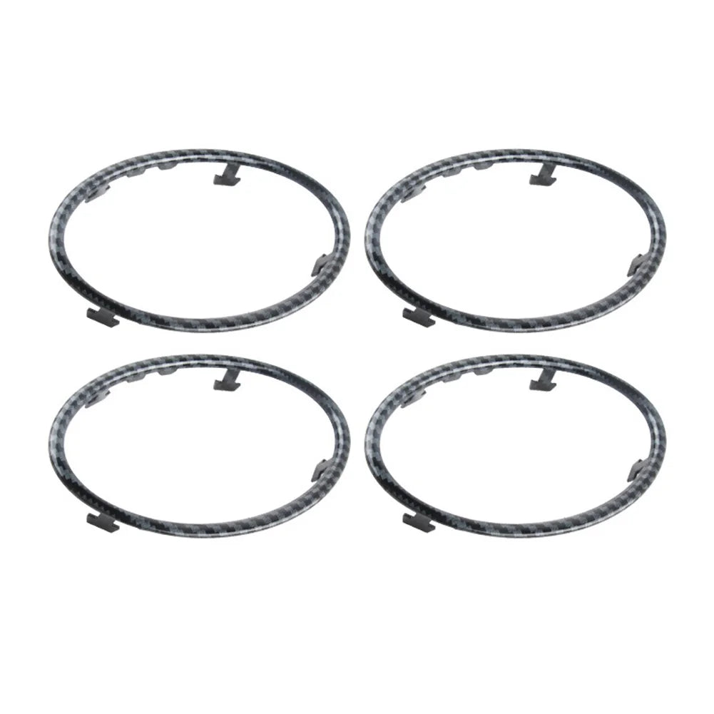 1PC/4Pcs for Ford Focus 2 MK2 2005-2013 Auto Accessories Car Air Conditioning Trim Outlet Decoration Circle Ring Sticker