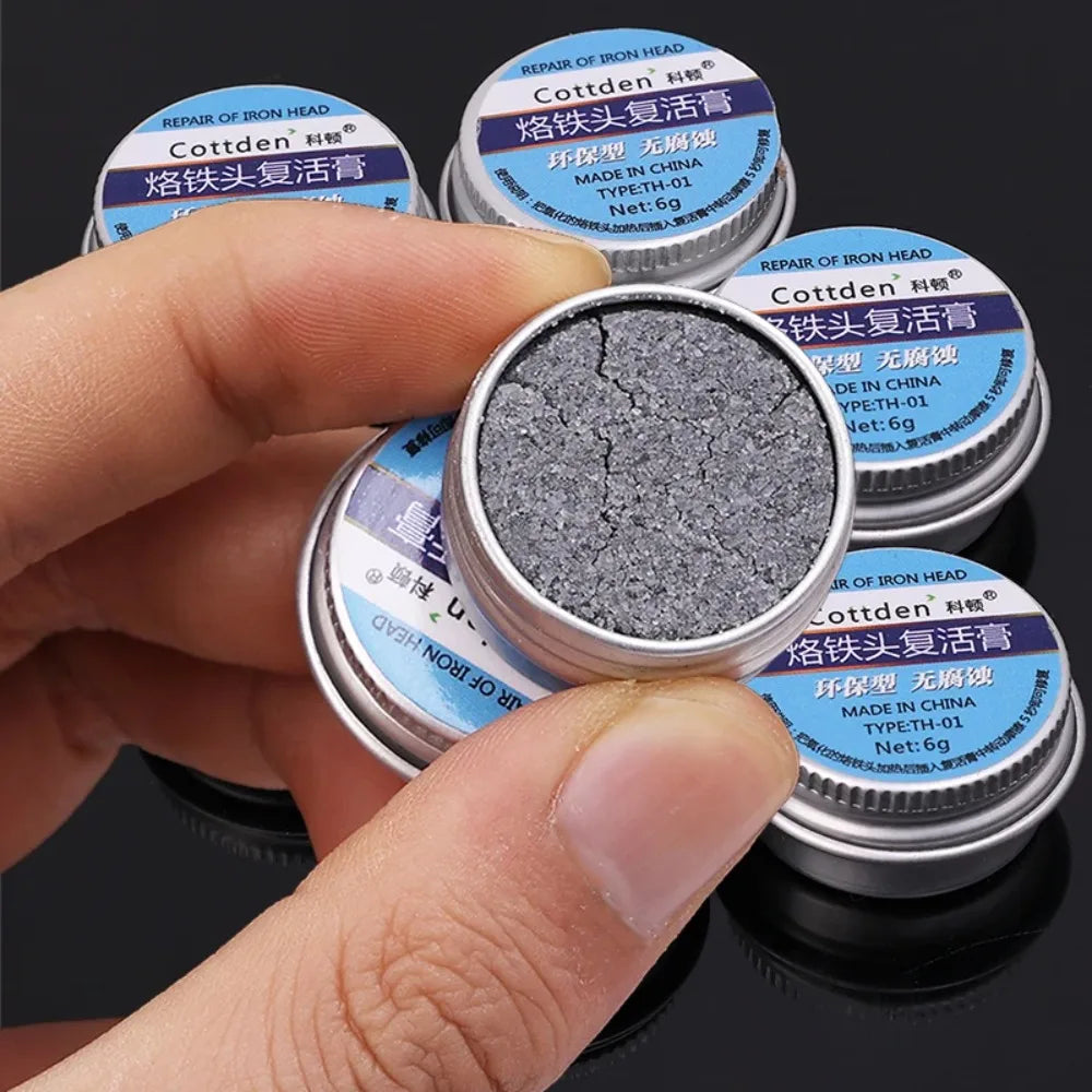 5/1Pcs Soldering Iron Tip Refresher Non-stick Tin Solder Cream Clean Paste for Oxide Head Resurrection Oxidative Activator