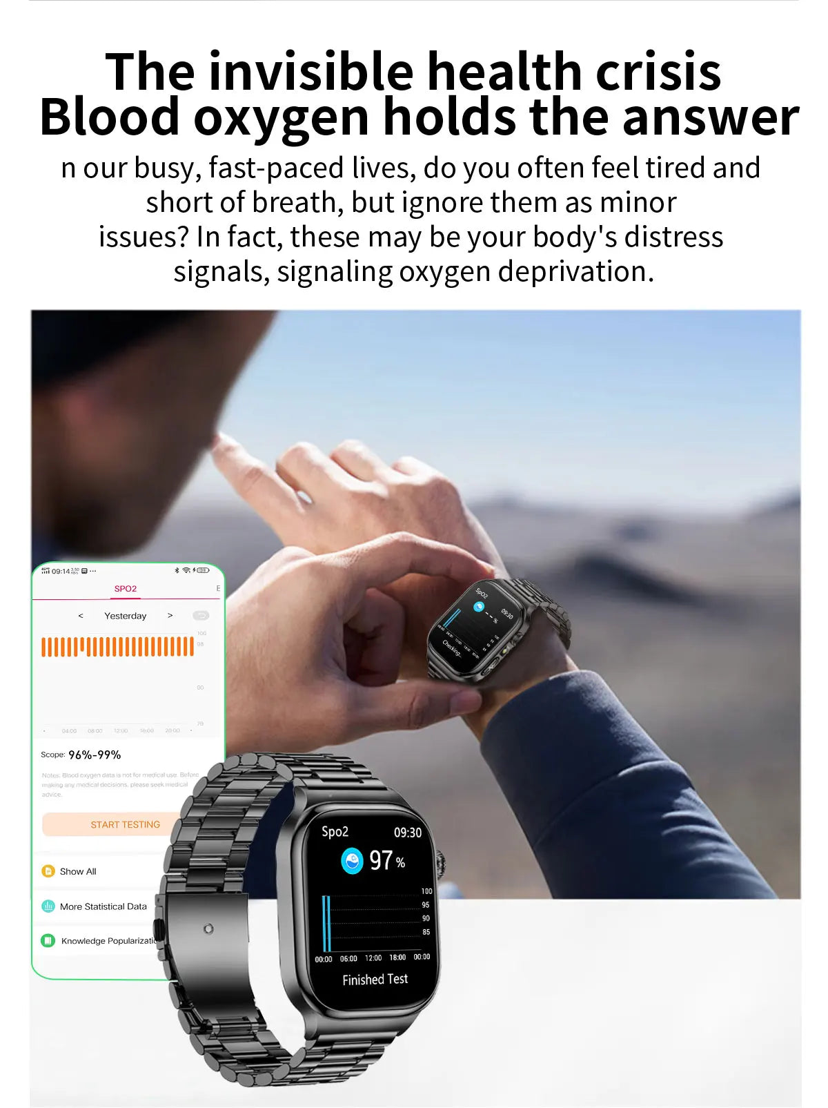 2026 ECG+PPG Health Smart Watch – Uric Acid, Blood Lipids, Blood Pressure & Bluetooth Call | Men & Women