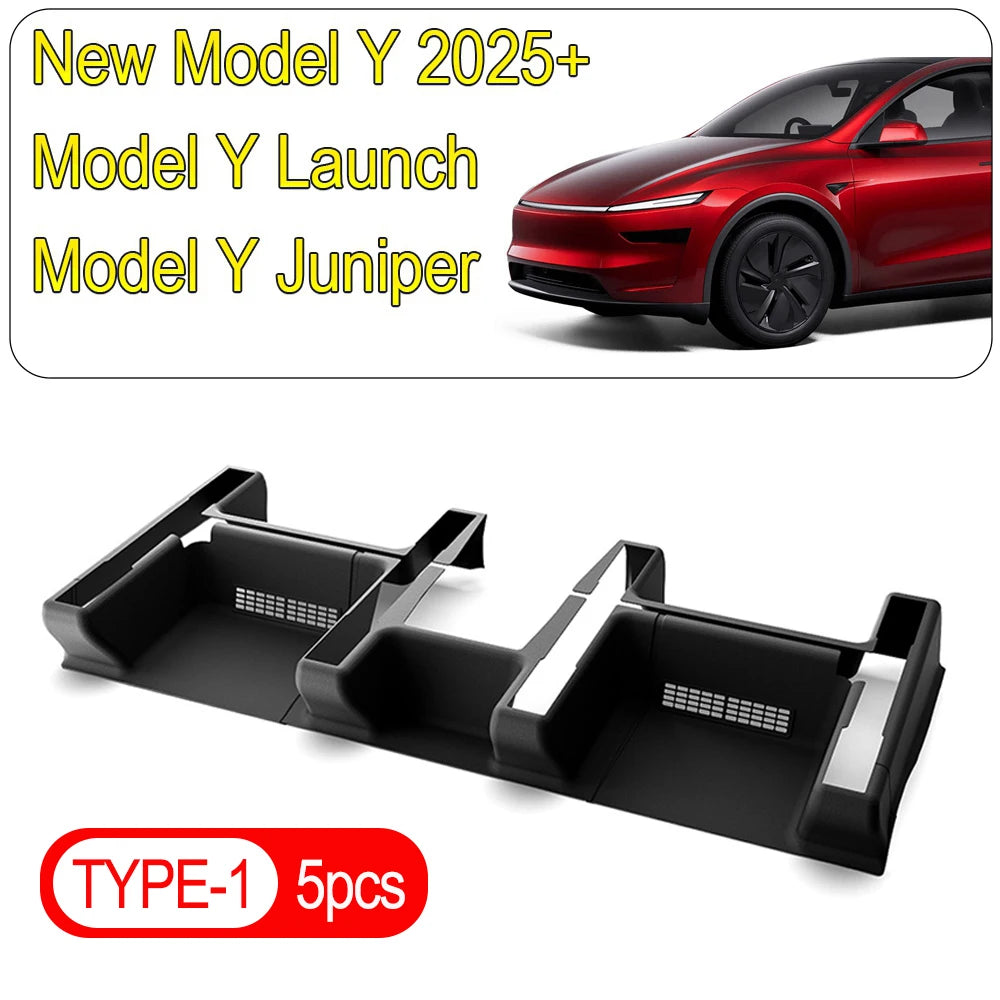 Underseat Original Flocking Anti-kick Protector Pad For Tesla Model Y Juniper 2026 2026 Under Seat Corner Guard Trim Accessories