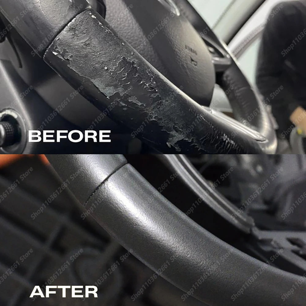 All-in-1 Car Interior Scratch Repair Paste - Plastic Leather Scratch Fix, Polishing & Anti-Aging for Tires Seats Steering Wheel