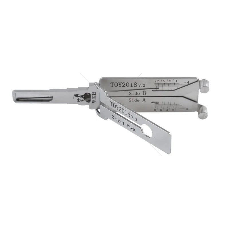 Original Lishi 2-in-1 HU66 HU100 HON66 HU100R HU92 HY22 TOY2 TOY48 HU101 HU162T-8 lishi Pick Tool  Door opening tool Stainless s