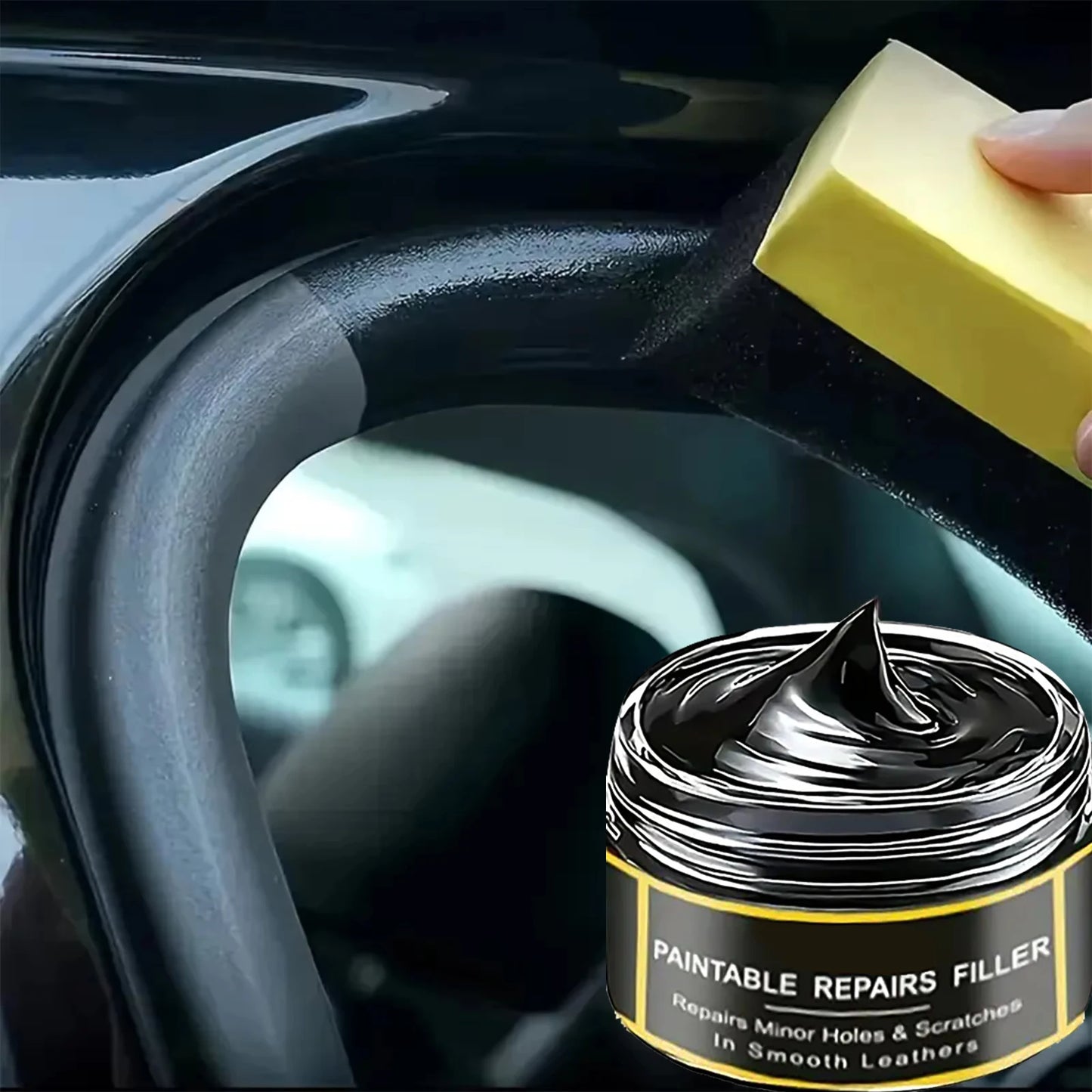 Car Interior Scratch Repair & Anti-Aging Polishing Paste – Plastic, Leather, Tires & Steering Wheel Restorer | 1/3/5/10 Pack