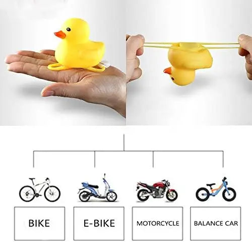Motorcycle Accessories Cute Duck with Propeller Helmet Broken Wind Rubber Duck Toy Car Bicycle Small Yellow Duck Decor Ornaments