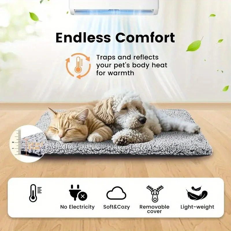 Warm Washable Pet Mattress - Non-Slip Pad for Cats and Dogs - photo 4