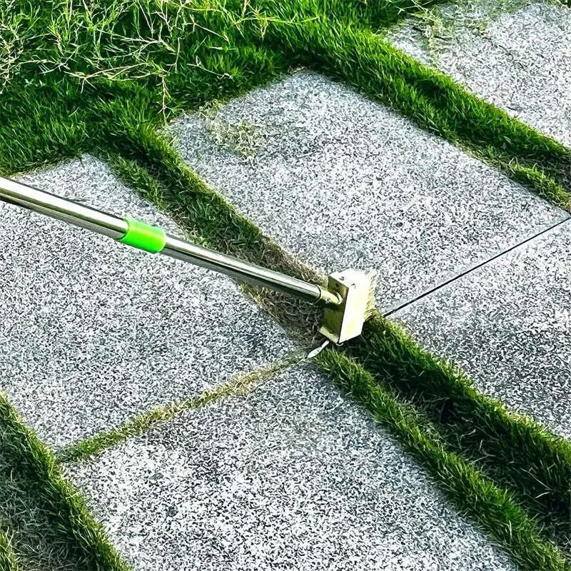Stainless Steel Detachable Weeding  Brush for Weeding Stone Board Gap Cleaning Garden Tools for Deck Patio Walkwa