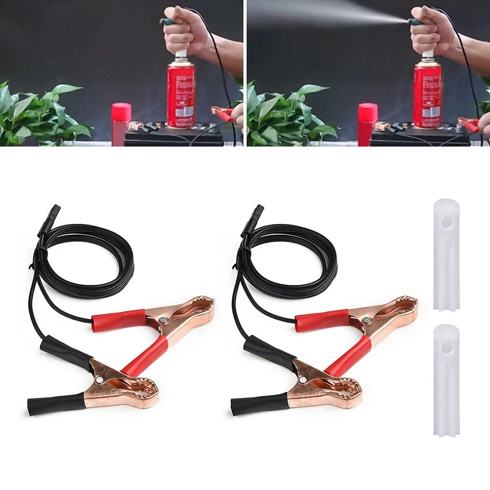 1Set New Universal DIY Fuel Injector Flush Cleaner Adapter Kit Manual Fuel Car Nozzle Cleaning Tool Convenient Cleaning Device