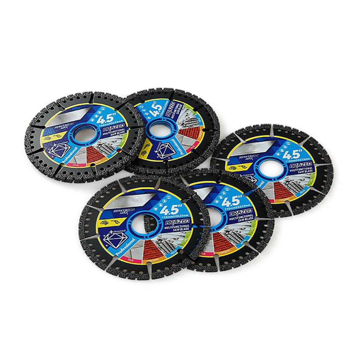 3PCS Heavy Duty Metal Cutting Wheel Angle Grinder Blade, Fast Precise Effortless Cut, Ultra Durable Long-Lasting for Steel Metal