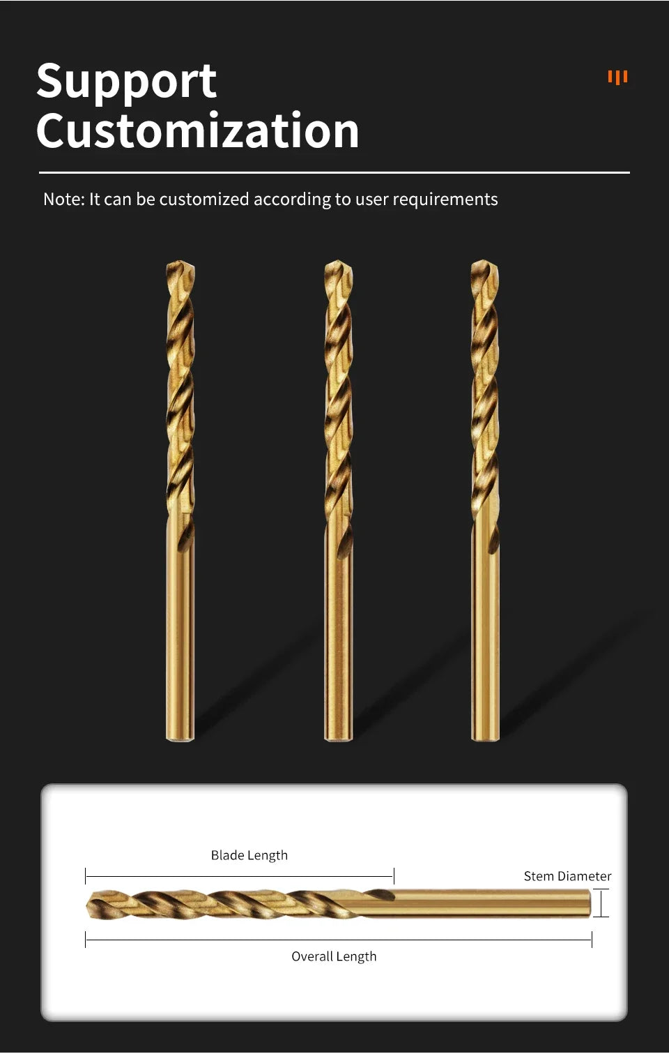 M35 Cobalt Twist Drill Bit Set for Stainless Steel & Metal