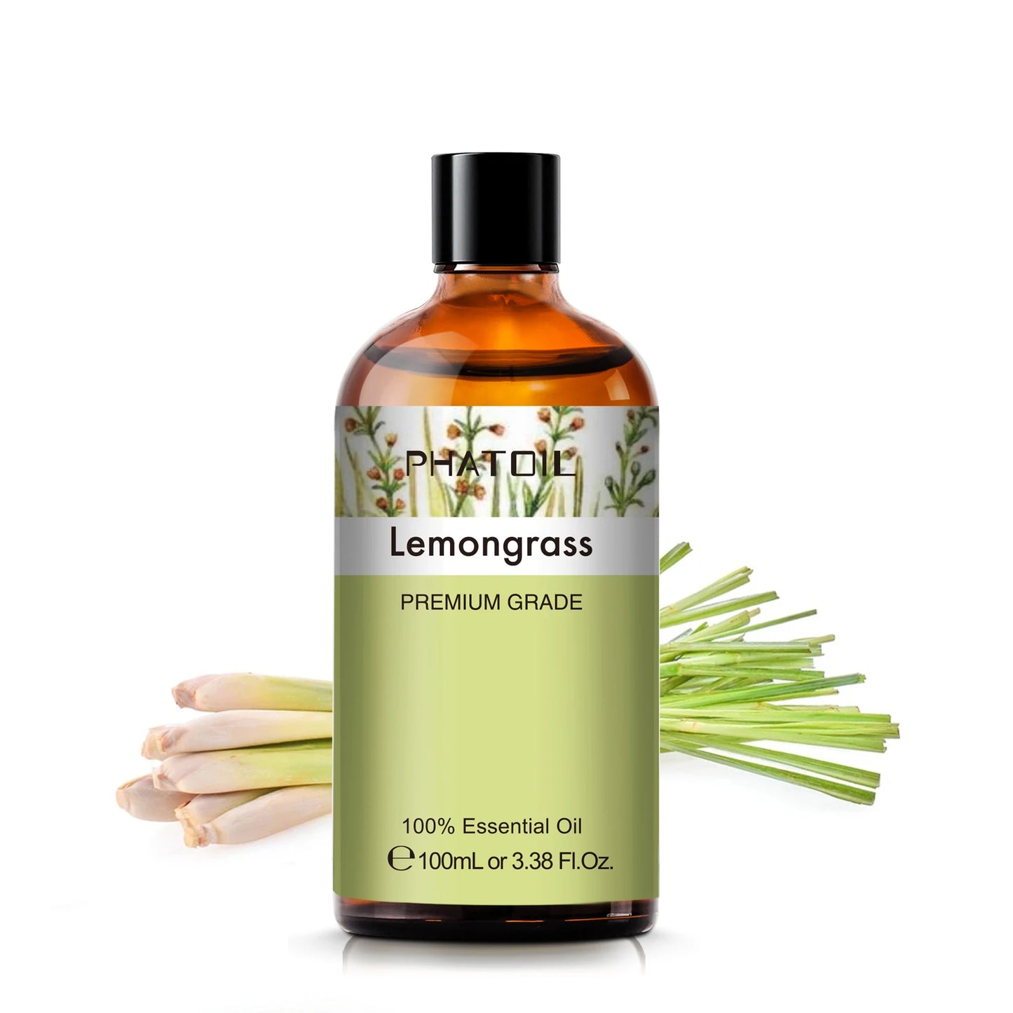 100ml Pure Essential Oil for Diffusers — Aromatherapy (Lavender, Rose, Peppermint & More)