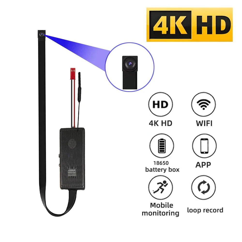 4K Mini WiFi Home Camera — Motion Detection & Remote Viewing
