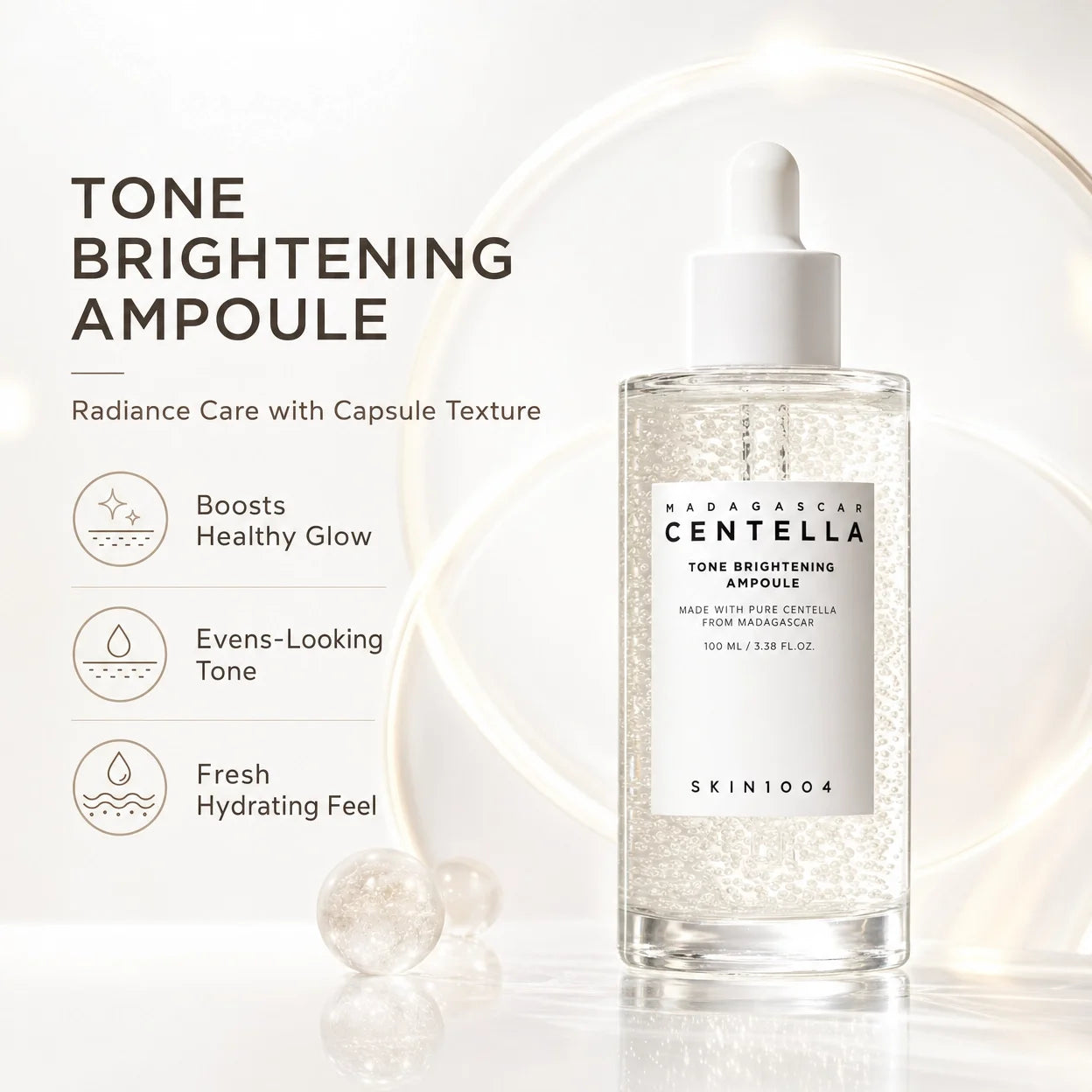 Korean Centella Ampoule Serum — Calming Pore-Refining Essence