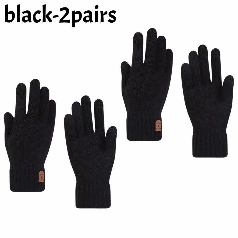 Touchscreen Knit Gloves, Unisex Winter Gloves