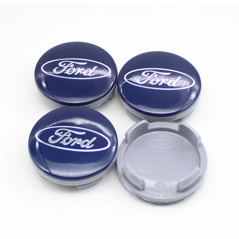 4Pc 56mm 60mm 54mm Car Wheel Center Hub Cap For Ford Fiesta Mondeo Fusion Explorer Escape Focus Kuga Rim Cover Sticker Accessory
