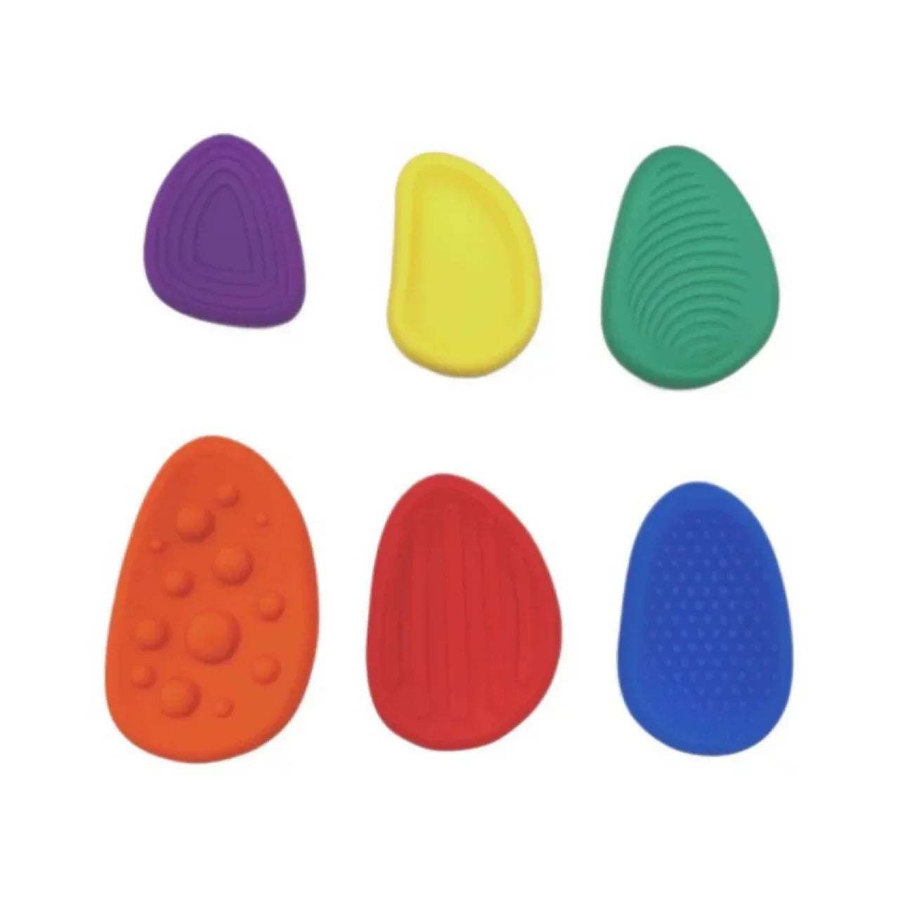 5/6/12Pcs Silicone Bracelet Ring Stone Textured Sensory Fidget Toys For Adults Autism Sensory Toys For Kids Fidget Stress Toys