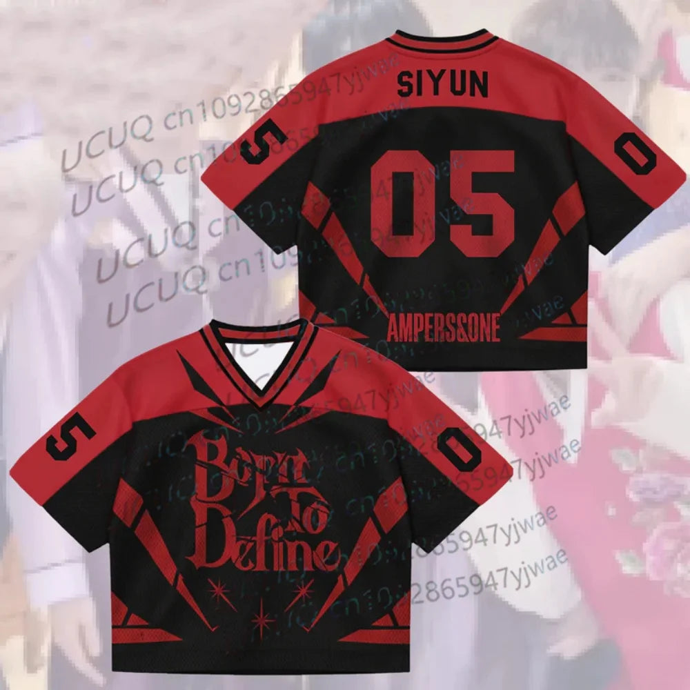 2026 Kpop Fans Ampers&One Born To Define World Tour Jersey Gift For Lovers Plus Size Short Sleeve Tops T-shirt